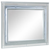 Orleans Furniture - Coaster - Gunnison Dresser Mirror Silver Metallic - 223214